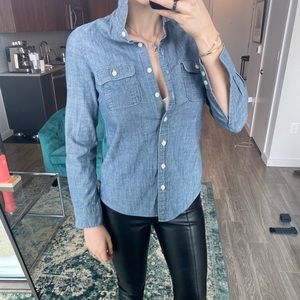 J crew Denim top